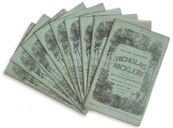 DICKENS, CHARLES. The Life and Adventures of Nicholas Nickleby.